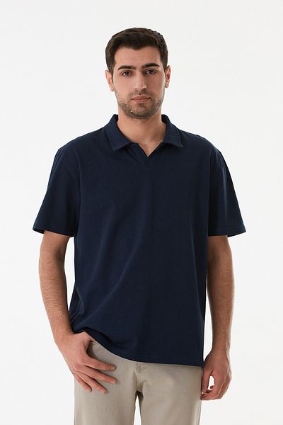 Fulla Moda Basic Polo T-Shirt με λαιμόκοψη
