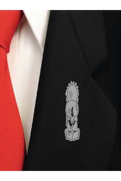 Hobbi Tasarım Hanzala Islami Pin Bros Metal Yaka Rozeti