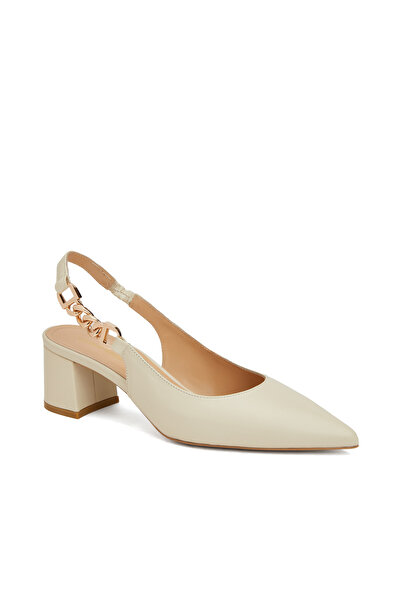 George Hogg Kırık Beyaz Kadın Deri Ayakkabı