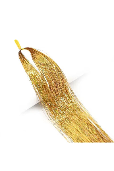 CREST E-TİCARET Gold Product - Hair Tinsel Hair Glitter - Ht19