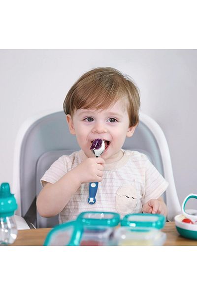 COOYA 6PCS Toddler Silverware Set, Bendable, Food Grade Silicone Handle, 316 Stainless Steel