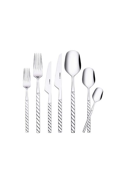 KORKMAZ 84 Piece Burmese Fork Spoon Knife Set A2141