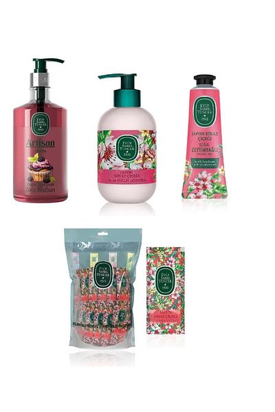 Eyüp Sabri Tuncer Liquid Soap (600ml) + Lotion (250ml) + Cream (60ml) Wet Wipes (150 Pieces)