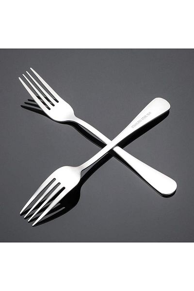 Generic TRASSLE Forks Silverware, Dinner Forks 8 Inches, Dinner Set of 12 Premium Food Grade Stainless Stee