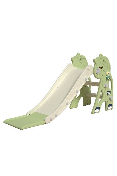 KidLe Kid Slide for Toddler Indoor Slide Outdoor Playground Climber Slide Playset Light Green