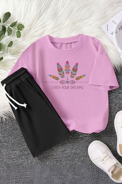 MYADA Catch Your Dreams Printed 2-Piece Children's Suit 22426