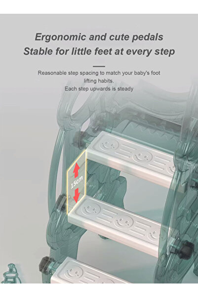 Ma Baby 4 in 1 Kids Slide and Swing Set with Basketball Hoop