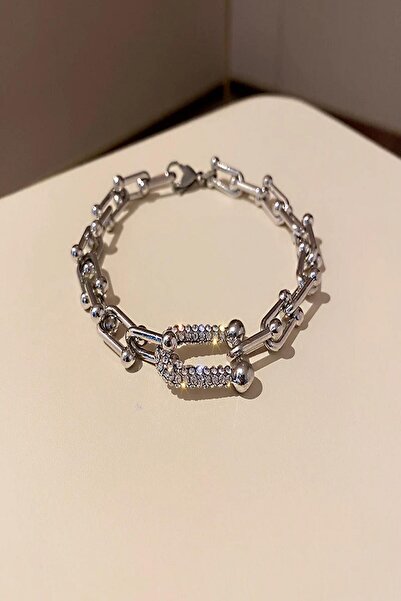 DEMOKAN Kadın Bileklik Zirkon Taş Tfany Bileklik Kadın Bileklik