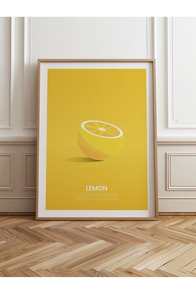 HOMEPACK Единична картина в дървена рамка, единичен плакат, картина TK/930
