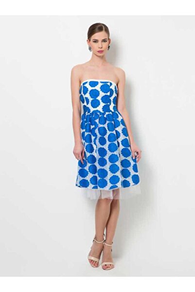 Roman Straplez Elbise Saks Y1521027_021