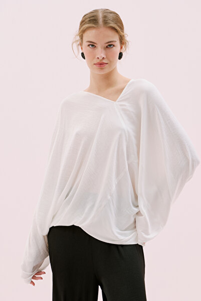 Roman Saten Bluz Beyaz Y2513006_002