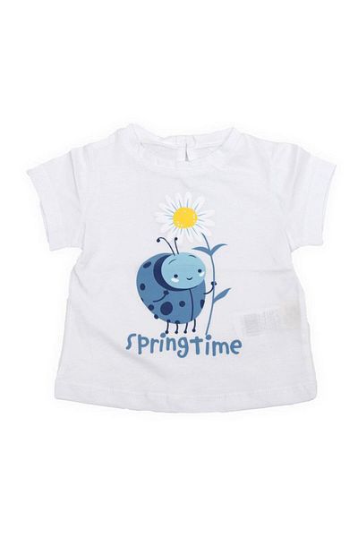 Çikoby Baby Girl Daisy Printed T-Shirt Ck50532