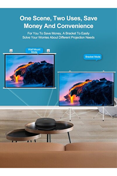 FlashHawk شاشة عرض محمولة مقاس 100 بوصة 16:9 مع حاملين ثلاثي القوائم للسينما المنزلية الخارجية والداخلية