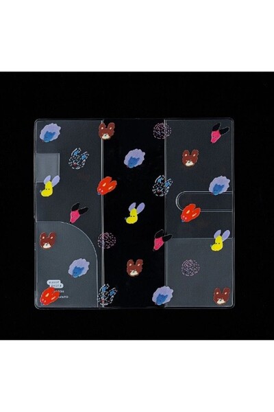 HOBONICHI Şeffaf Defter kılıfı - Keiko Shibata: Rüzgarda Uçuşan Köpek Kulakla...