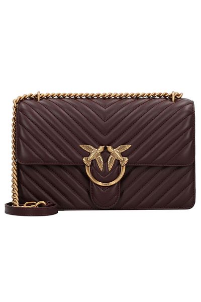 PİNKO Love One Classic Umhängetasche Leder 26.5 cm