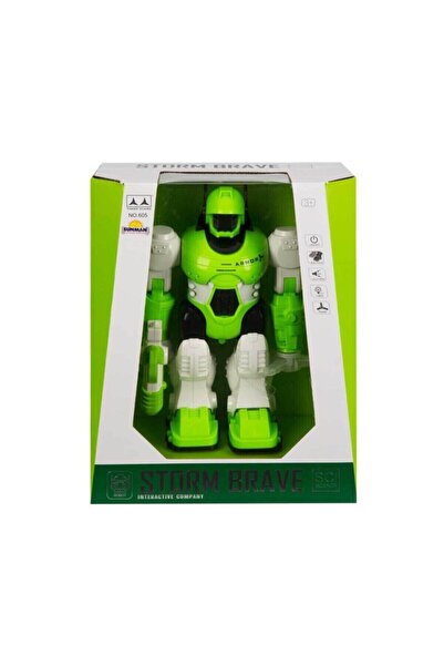 Sunman Storm Brave Sesli Ve Işıklı Robot 25 Cm. - Yeşil
