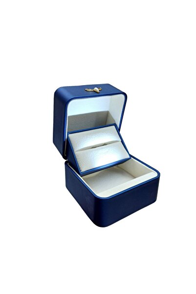 Genel Markalar Işıklı Yüzük Ve Kolye Kutusu Deri