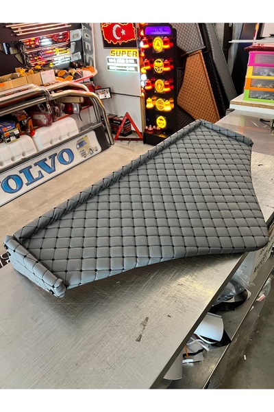 Karadeniztırmarket حامل تلفزيون رينو بريميوم، لون رمادي