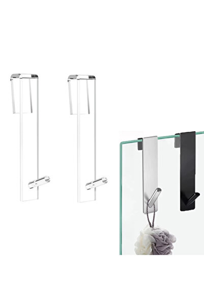 Microcase Sağlam Pleksi Malzemeden Şık Banyo Duşakabin Mutfak VB Alanlar İçin Askılık 2 Adet - AL4991