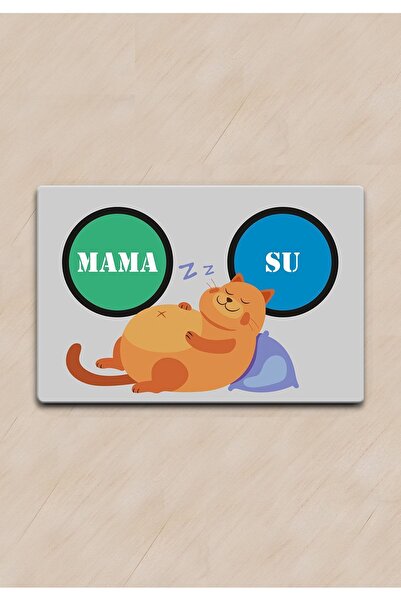 Heza Home Pvc Obese Kedi Köpek Mama Paspası Köpek - Kedi Eşyaları Malzemeleri Aksesuarı