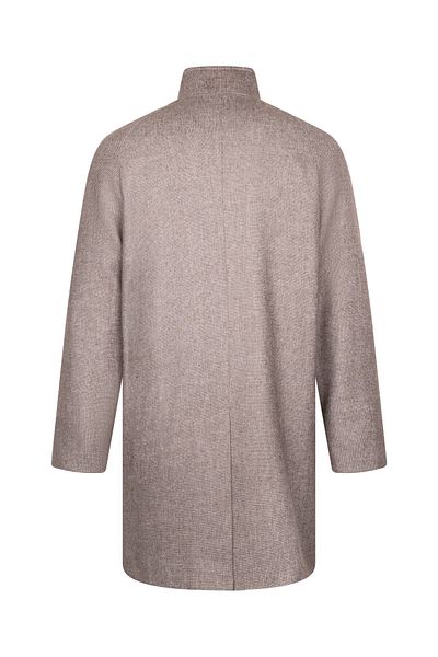 Hatemoğlu Brown Regular Fit Judge Collar Woolen Cashmere Coat 28202024A020_Akd