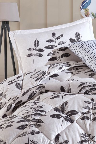 Clasy King Size 100% Cotton Bedding Set 6 Pieces 260X240 cm