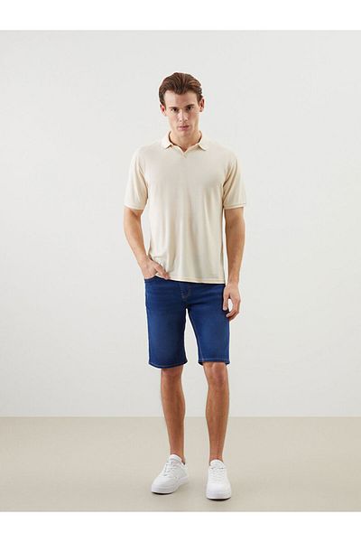 LC Waikiki Νέα σεζόν Polo Collar Κοντό μανίκι Ανδρικό Tisort - S5JJ54Z8