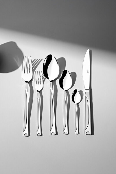 Nehir Set de tacâmuri Fiesta Satin pentru 6 persoane, 36 de piese, în cutie