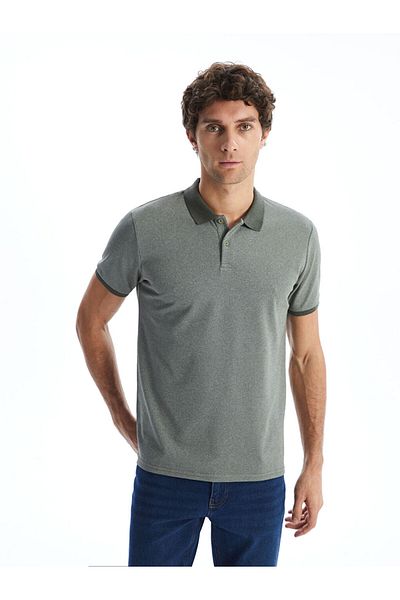 LC Waikiki Ανδρικό κοντομάνικο μπλουζάκι LCW ECO Polo Neck