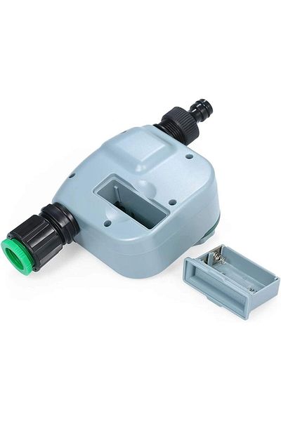 fulina Watering Timer,with 2 Outlet Batteries,Saving Irrigation Water,for Turf Potted Home Garden