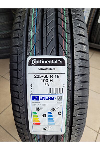 Continental 225/60R18 Ultra Contact 100H FR Set olarak (4 ADET) A serisi 69db 2025 Üretim*