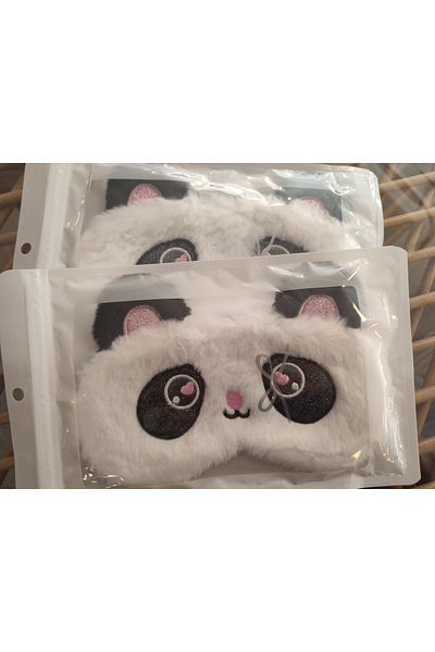 SS HOME CONCEPT Plush Cute Panda Blindfold, Sleeping Glasses