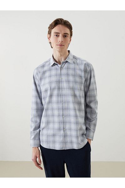 LC Waikiki Regular Fit Long Sleeve Plaid Men's Lumberjack Shirt