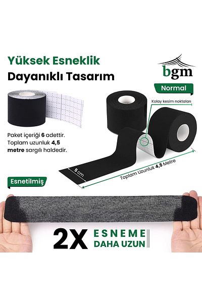 bgm 6 Advantage Pkg |   Pain Tape - Sports Tape Kinesio Tape