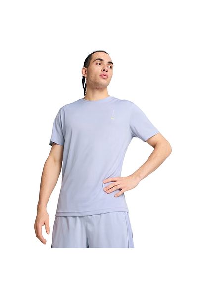 Puma Γραφικά Ανδρικό μπλουζάκι για τρέξιμο μπλε 52655747