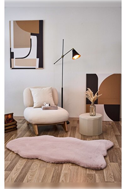 Apex Halı Palma Pudra Yumuşacık Dokulu Üst Kalite Pelüş  Kesim Halı