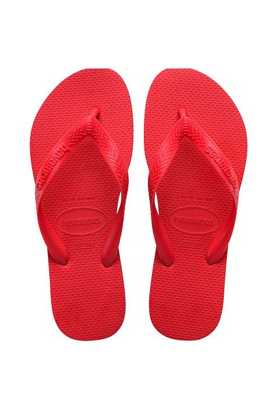 Havaianas شبشب للجنسين باللون الأحمر الداكن