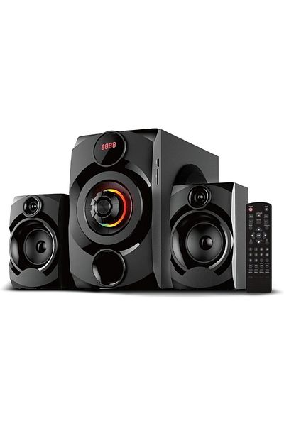 COOYA PC Speaker, 4000W Multimedia, Portable Bluetooth Speaker System HT 2103