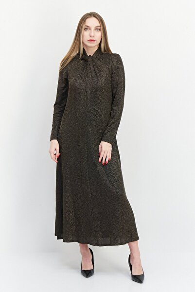 Anne Klein فستان ماكسي نسائي، أسود