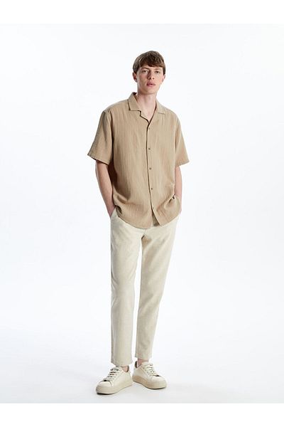 LC Waikiki Ανδρικό πουκάμισο με κοντό μανίκι New Season Standard Fit - S5FB74Z8