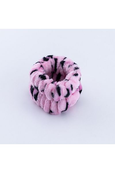 Bimotif Pink-Black Hair Band and 2-Li Bracelet Makeup Application Kit