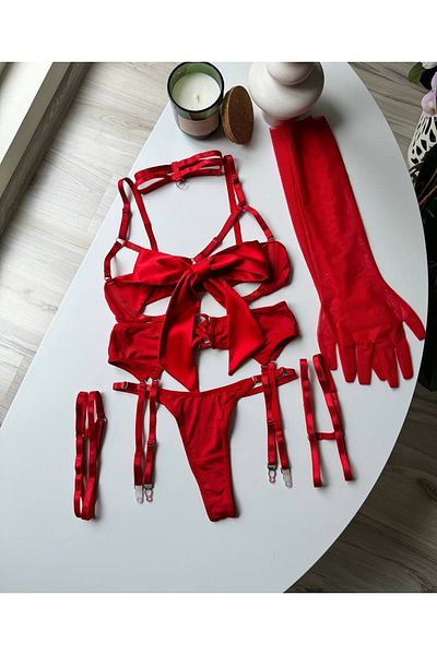 Aisha Club Satin Garter Suit Tailor Made Surprise