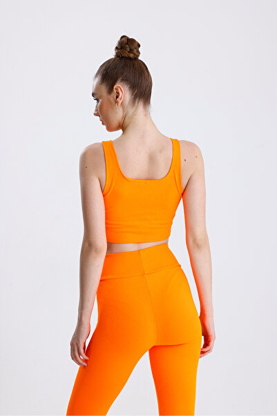 FV square collar bustier crop