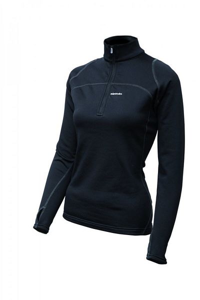 PINGUIN Blugi negri Power Lady cu jumătate de fermoar