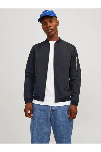 Jack & Jones Ανδρικό μπουφάν Jjerush Bomber Noos Black 12165203