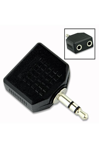 qtop 3.5 MM. Jack To 2 Dişi 3.5 MM. Çevirici Q-402