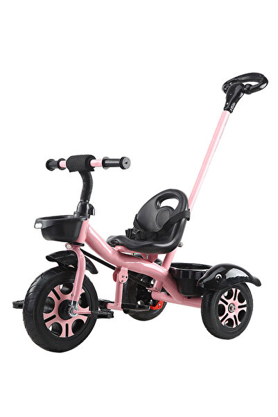 Ma Baby دراجة ثلاثية العجلات للأطفال، مع سلة تخزين ومقبض دفع، دراجة ثلاثية ال...