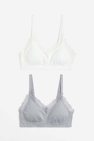 H&M Mama 2-pack Seamless Padded Nursing Bras