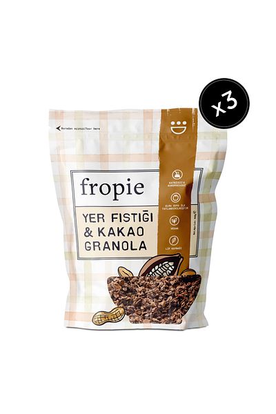 FROPİE Fropie Peanut & Cocoa Granola 360g X3
