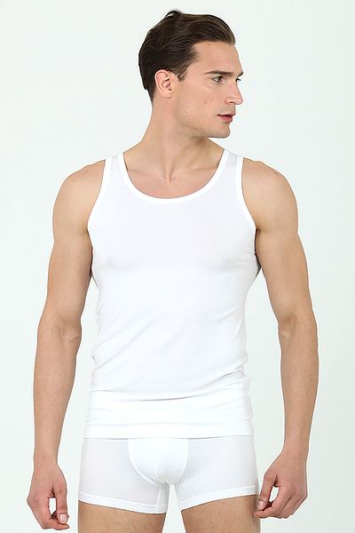 Damat Ds Damat Soft Cotton Αθλητής 2 τεμαχίων ΛΕΥΚΟ